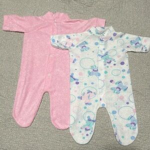Vintage Dreamland baby footed sleepers